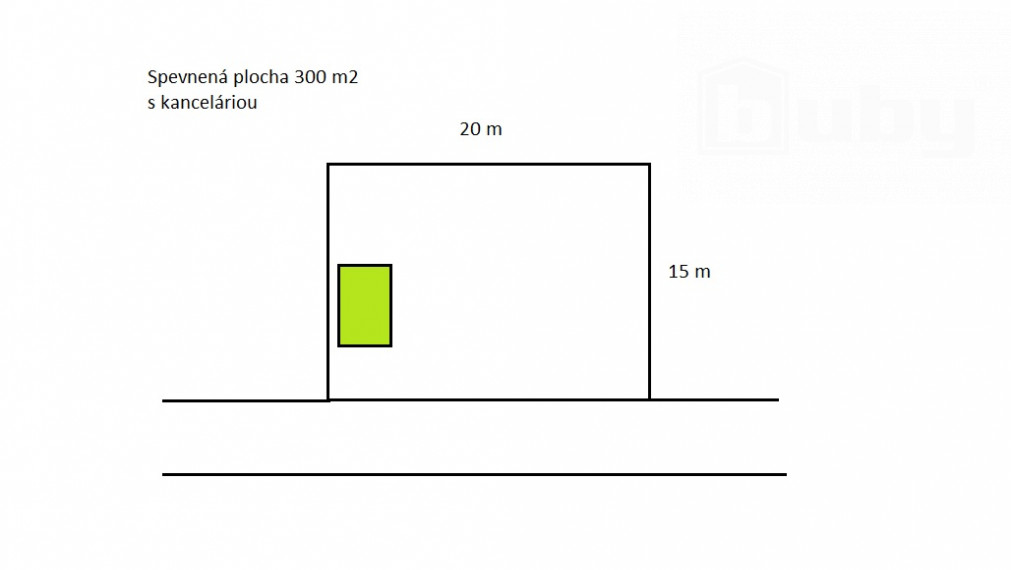 Prenájom - Spevnená plocha na podnikanie 300 m2 v Žiline